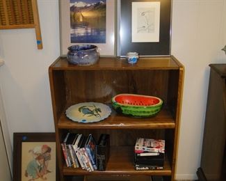 Bookcase and other fun assorted items as well