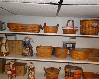 Longaberger baskets, lots and lots and lots of them!!!