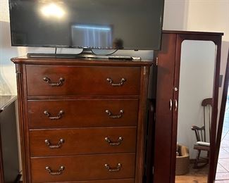 Antique dresser and jewelry stand
