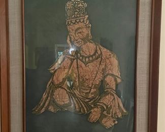 Framed Batik Art $400.00 