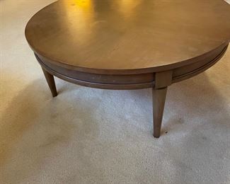 MCM round coffee table.  $150.00
35.75” diameter  14.75” T