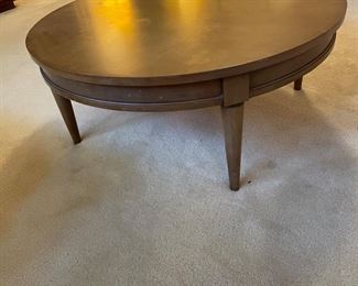 MCM round coffee table.  $150.00
35.75” diameter  14.75” T