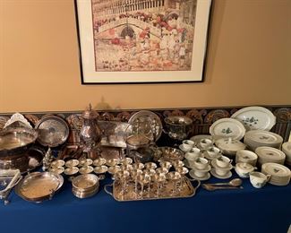 Sterling Silver pieces and Silver plate