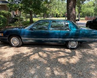 1994 Cadillac Fleetwood 57,300K miles  Blueish/Green, Cream Leather interior, runs great!  $ 7,500.00
