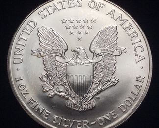 2000 AMERICAN EAGLE SILVER 1OZ COIN