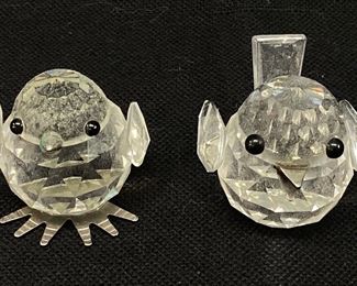 SWAROVSKI CRYSTAL CHICK & SPARROW