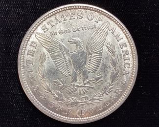 1921-P MORGAN SILVER DOLLAR,