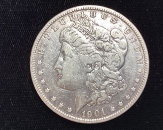  1901-O MORGAN SILVER DOLLAR