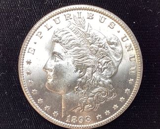 1898-O MORGAN SILVER DOLLAR, VGC