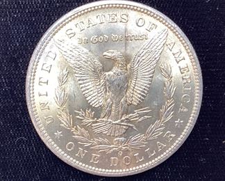 1898-O MORGAN SILVER DOLLAR, VGC