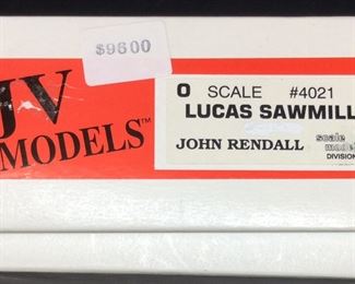 JV MODELS O SCALE LUCAS SAWMILL #4021