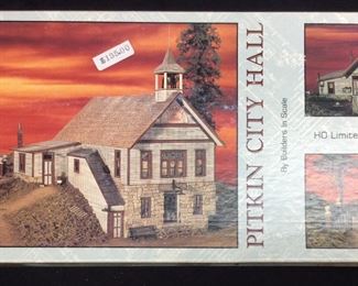 BUILDERS IN SCALE PITKIN CITY HALL HO SCALE MODEL LTD. #10