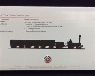 BACHMANN HO SCALE ‘’THE LAFAYETTE’’ TRAIN MODEL SET