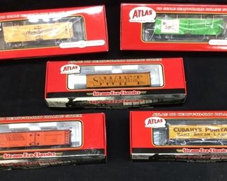 (5) ATLAS HO MODEL RAILROAD CO. STEAM ERA CLASSICS TRAIN