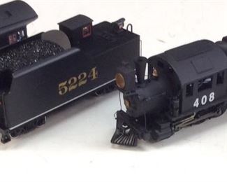 (3) BACHMANN SPECTRUM TRAIN MODELS, #83305, #5224, #81804 & SADDLE TANK SWITCHER #81801,