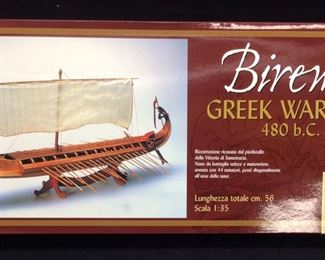 AMATI MODEL KIT 1404 BIREME GREEK WARSHIP 430BC MODEL, NEW