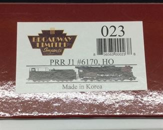 BROADWAY LIMITED IMPORTS, QUANTUM SOUND LOCOMOTIVE & TENDER HO SCALE #6170,