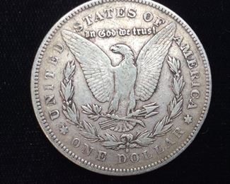 KEY DATE 1878-S MORGAN SILVER DOLLAR,