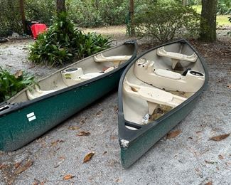 Fiberglass canoes
