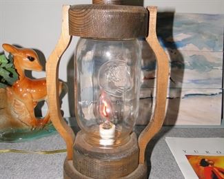 Wood, decorative lamp