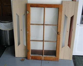 Vintage window and shutters