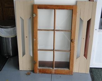 Vintage window and shutters