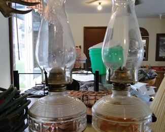 Pair of nice oil lamps