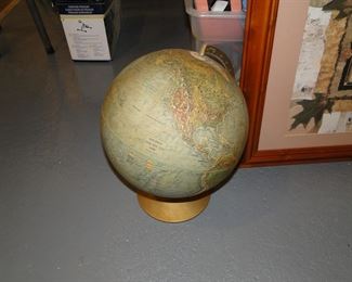 Nice globe with 3D relief 