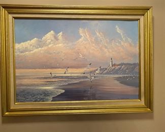 August Holland, Signed Artwork “From Sea To Shining Sea”