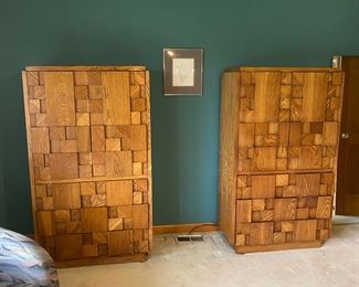 Mid Century “Brutalist” Lane Bedroom Set