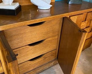 Mid Century “Brutalist” Lane Bedroom Set