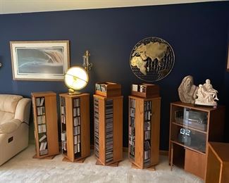 CD’s, Cd Rotating Stands