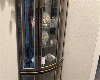 Chinoiserie corner cabinet