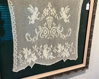 Framed crochet 