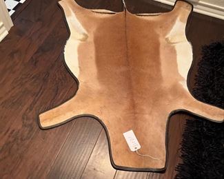 Animal skin rug