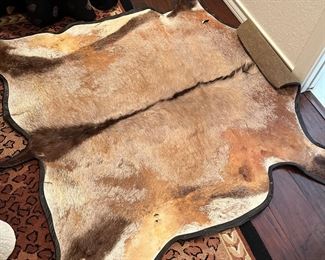 Animal skin rug