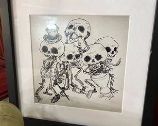 Odd little piece with a signature… not sure if it’s original or a print… entertaining either way.