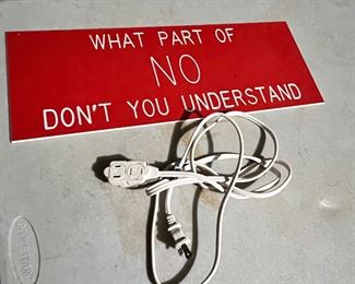 Now, here is a helpful sign!