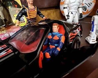 Yeah… sure, this makes sense; Ruffio and the dad from MASK are fleeing Luke dressed as a Storm Trooper in a corvette. I’d watch that show. I’m just saying.