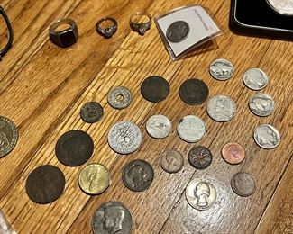 Coins, tokens etc