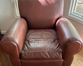 Pottery Barn By. Mitchell Gold Manhattan Leather Club Chair (no ottoman) $495.00
Selling currently for $1849.00