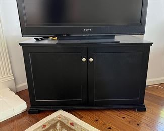 Black TV Cabinet~$55.00
40”l x 24”h x 23”d