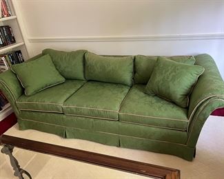 Custom Green Sofa~$150.00
83”l x 34”d x 26”h