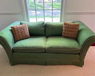 Custom Green Loveseat ~$100.00
67”l x 34”d x 26”h