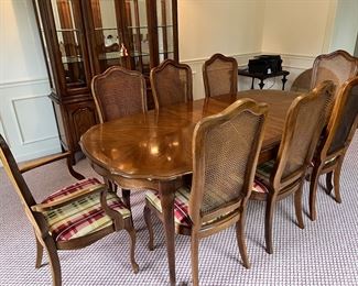 Thomasville French Provincial Dining Room Set~$500.00
Table With 8 Chairs