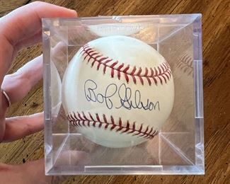 Bob Gibson Signed Baseball