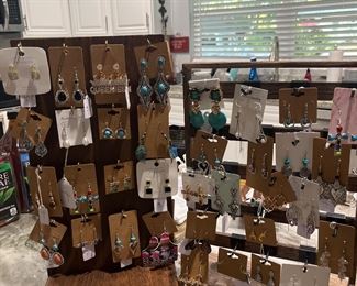 Costume earrings - all new