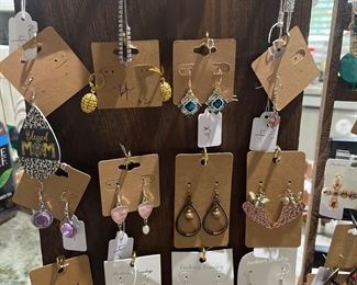 New costume earrings 