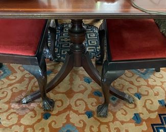 Lovely Antique Banquet Table and Great set of Antique Chairs