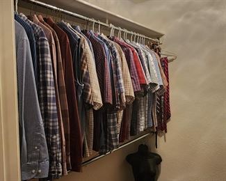 Men's shirts size medium and large
